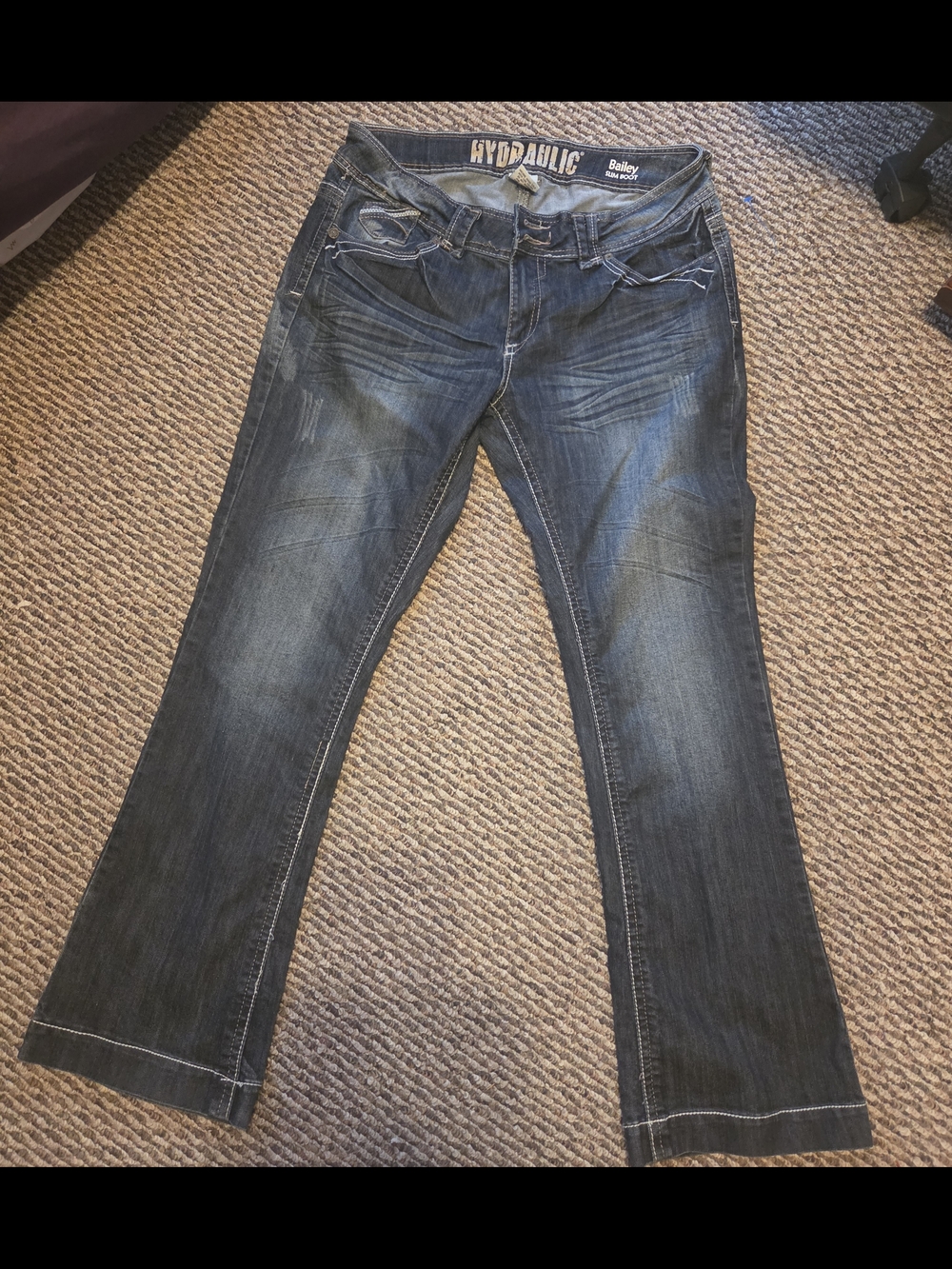 Hydraulic Women's Faded Indigo Bootcut Jeans
